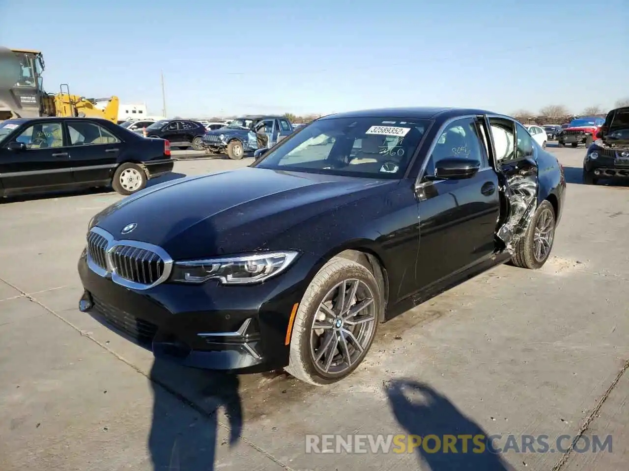 2 Photograph of a damaged car 3MW5R1J05L8B37751 BMW 3 SERIES 2020