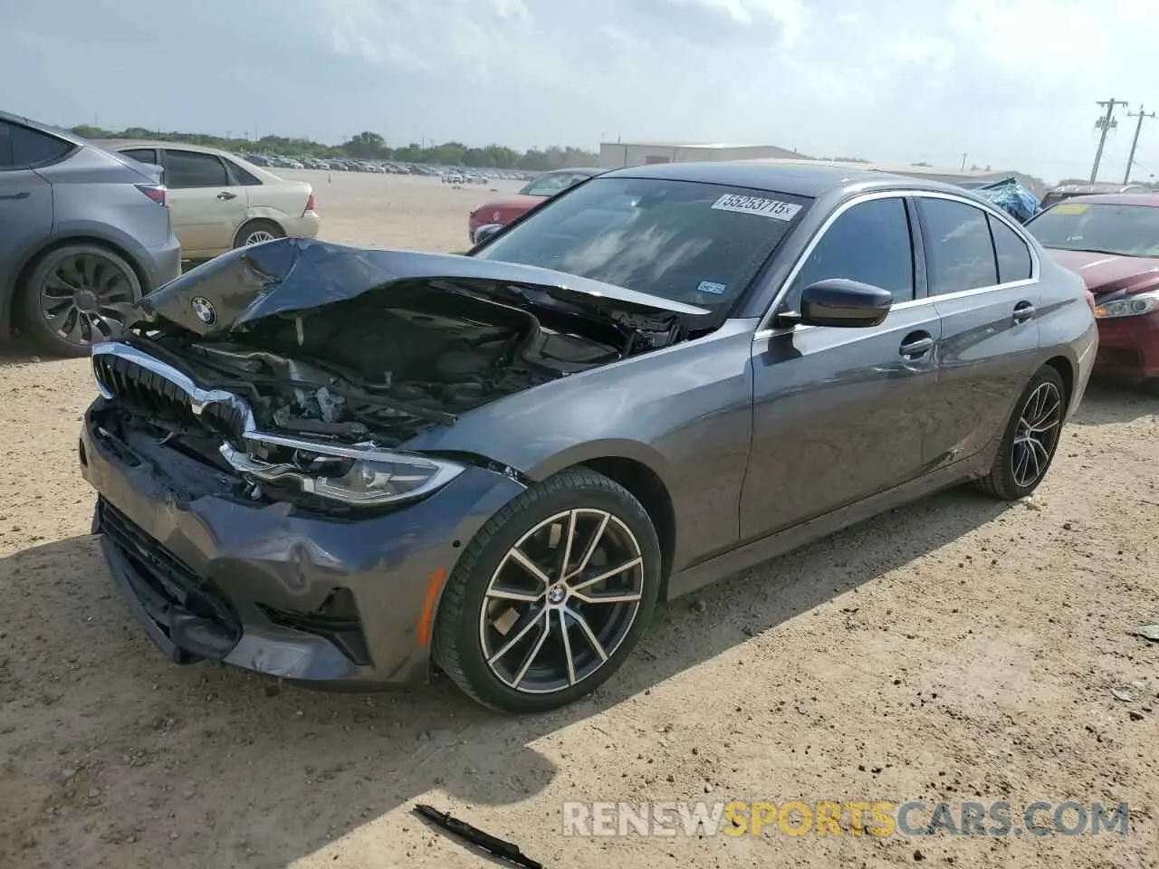 1 Photograph of a damaged car 3MW5R1J05L8B41251 BMW 3 SERIES 2020