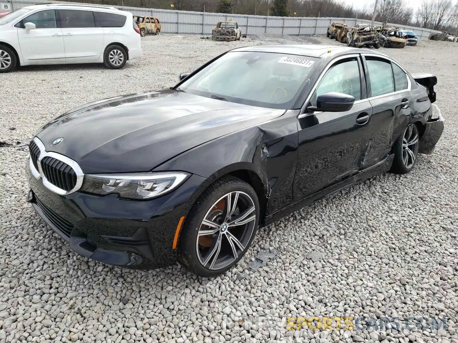 2 Photograph of a damaged car 3MW5R1J05L8B42898 BMW 3 SERIES 2020