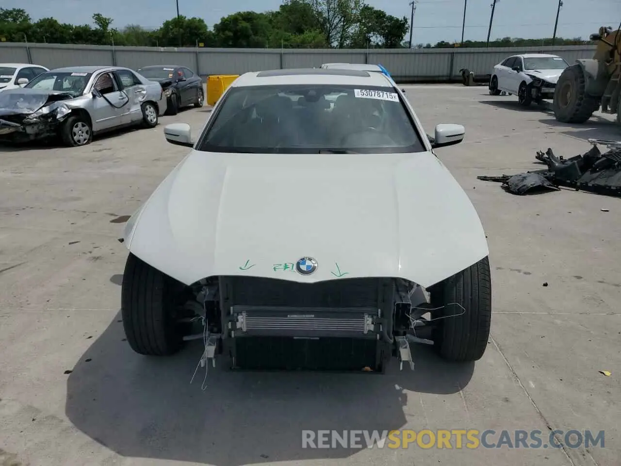 5 Photograph of a damaged car 3MW5R1J06L8B14298 BMW 3 SERIES 2020