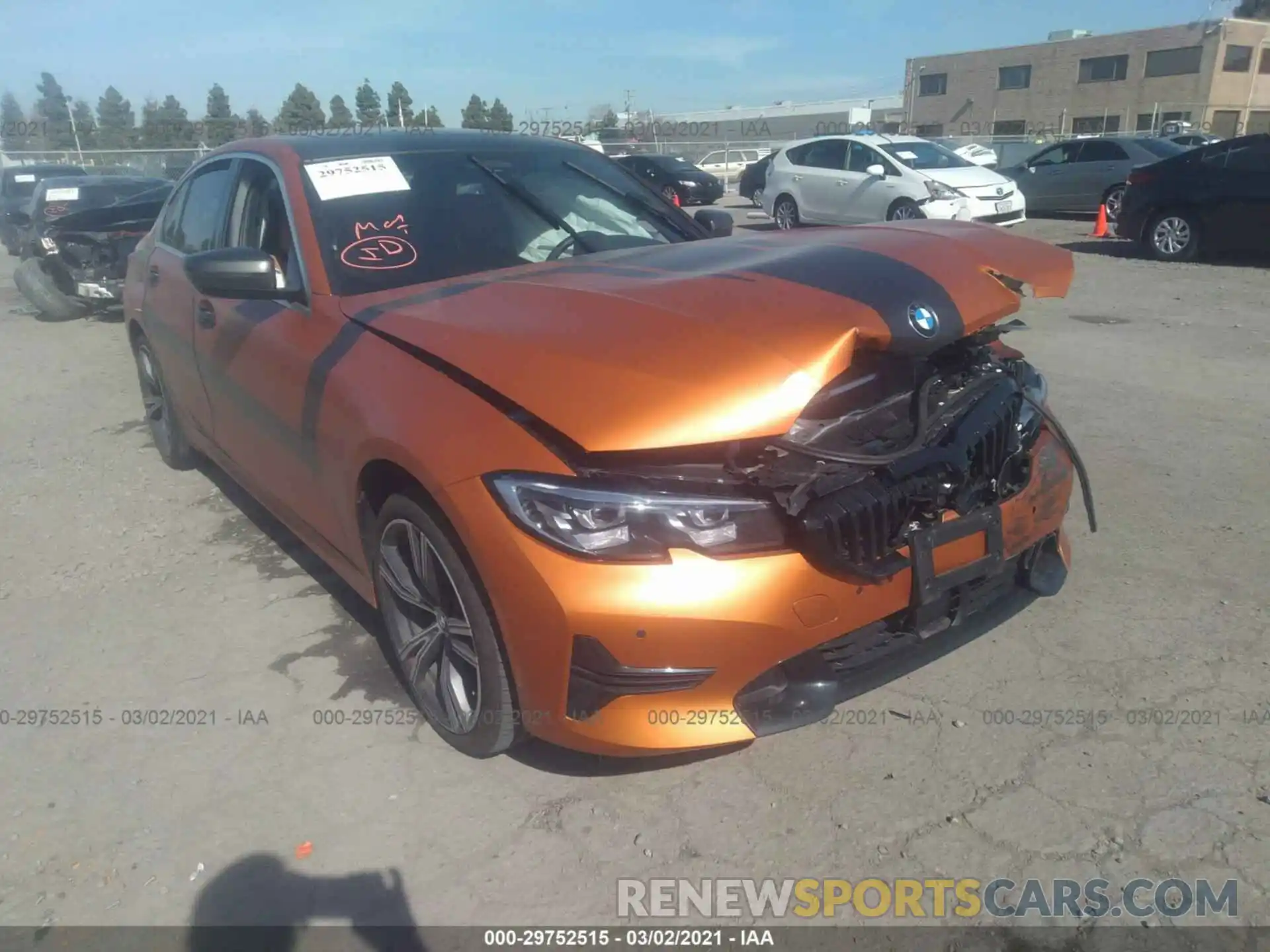 6 Photograph of a damaged car 3MW5R1J06L8B17072 BMW 3 SERIES 2020