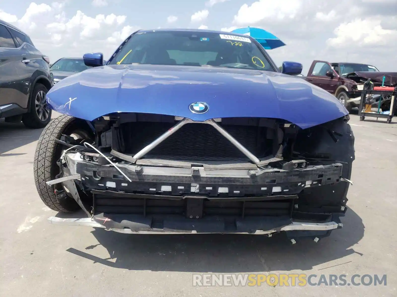 9 Photograph of a damaged car 3MW5R1J06L8B18464 BMW 3 SERIES 2020