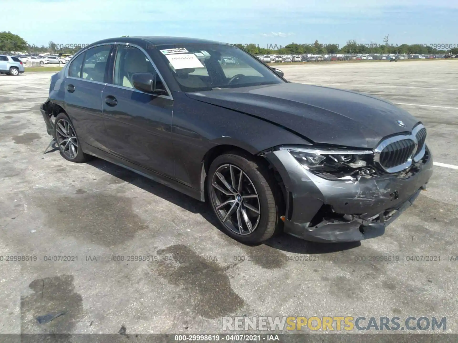 1 Photograph of a damaged car 3MW5R1J06L8B22157 BMW 3 SERIES 2020