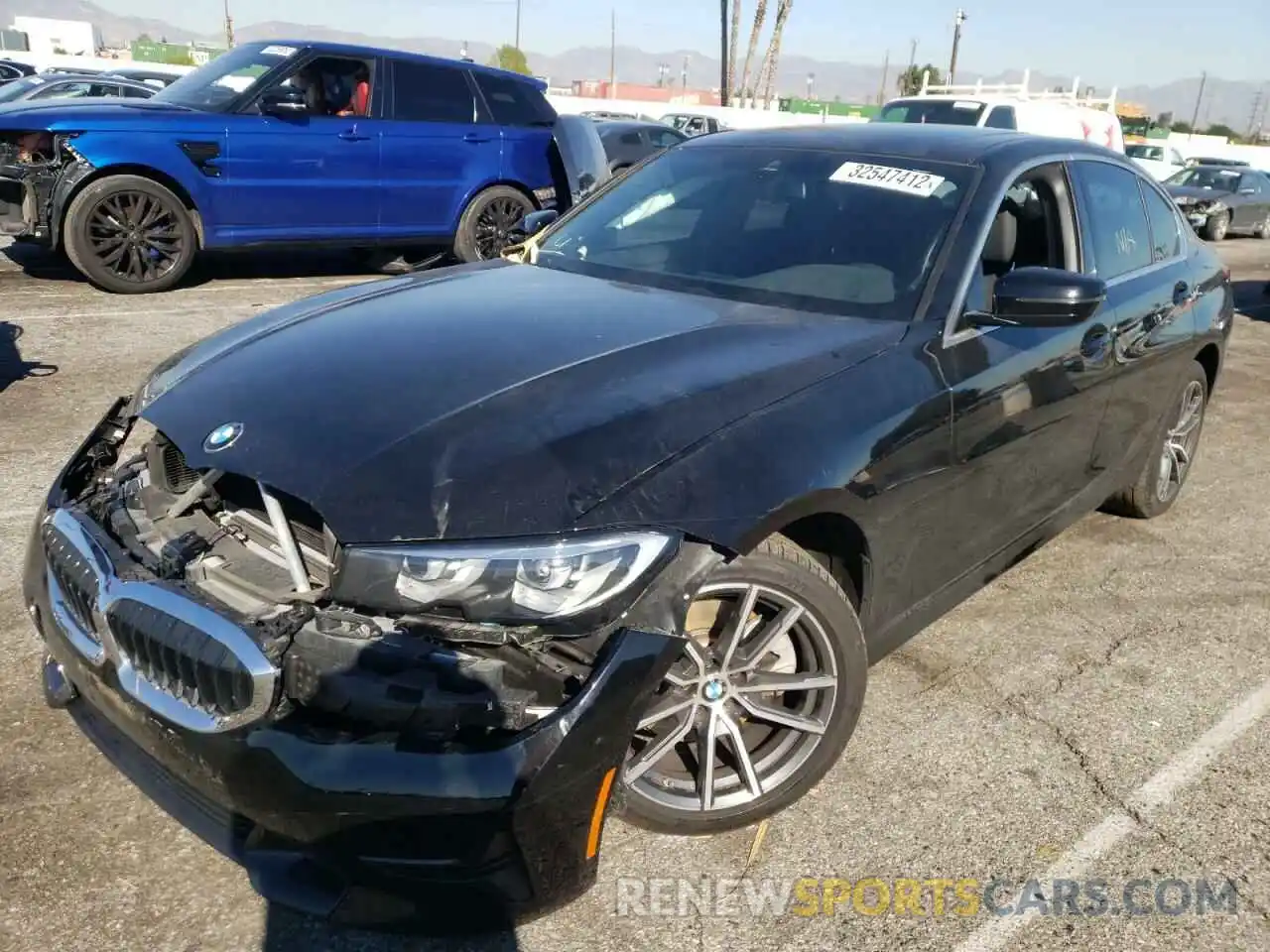 2 Photograph of a damaged car 3MW5R1J06L8B26757 BMW 3 SERIES 2020