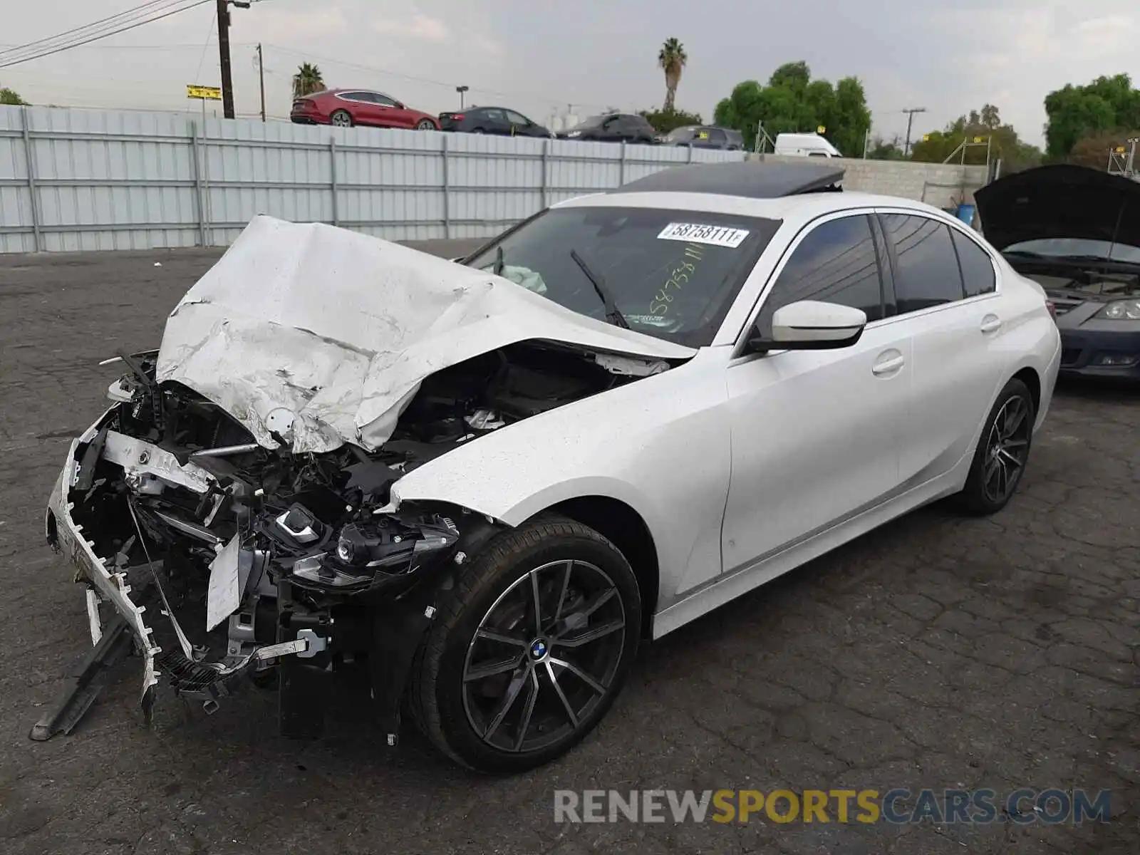 2 Photograph of a damaged car 3MW5R1J06L8B35541 BMW 3 SERIES 2020