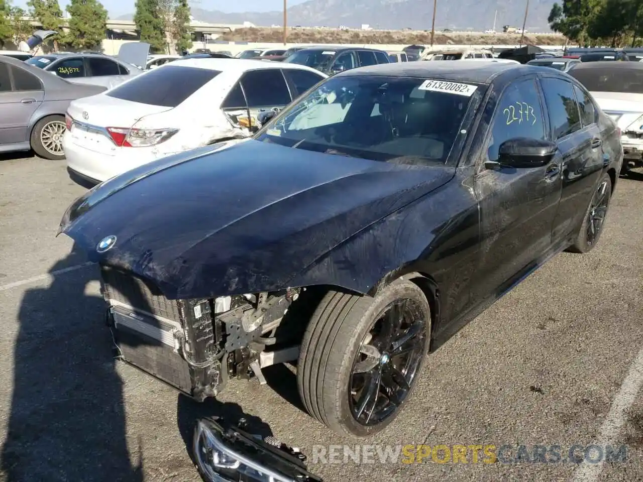 2 Photograph of a damaged car 3MW5R1J06L8B36706 BMW 3 SERIES 2020