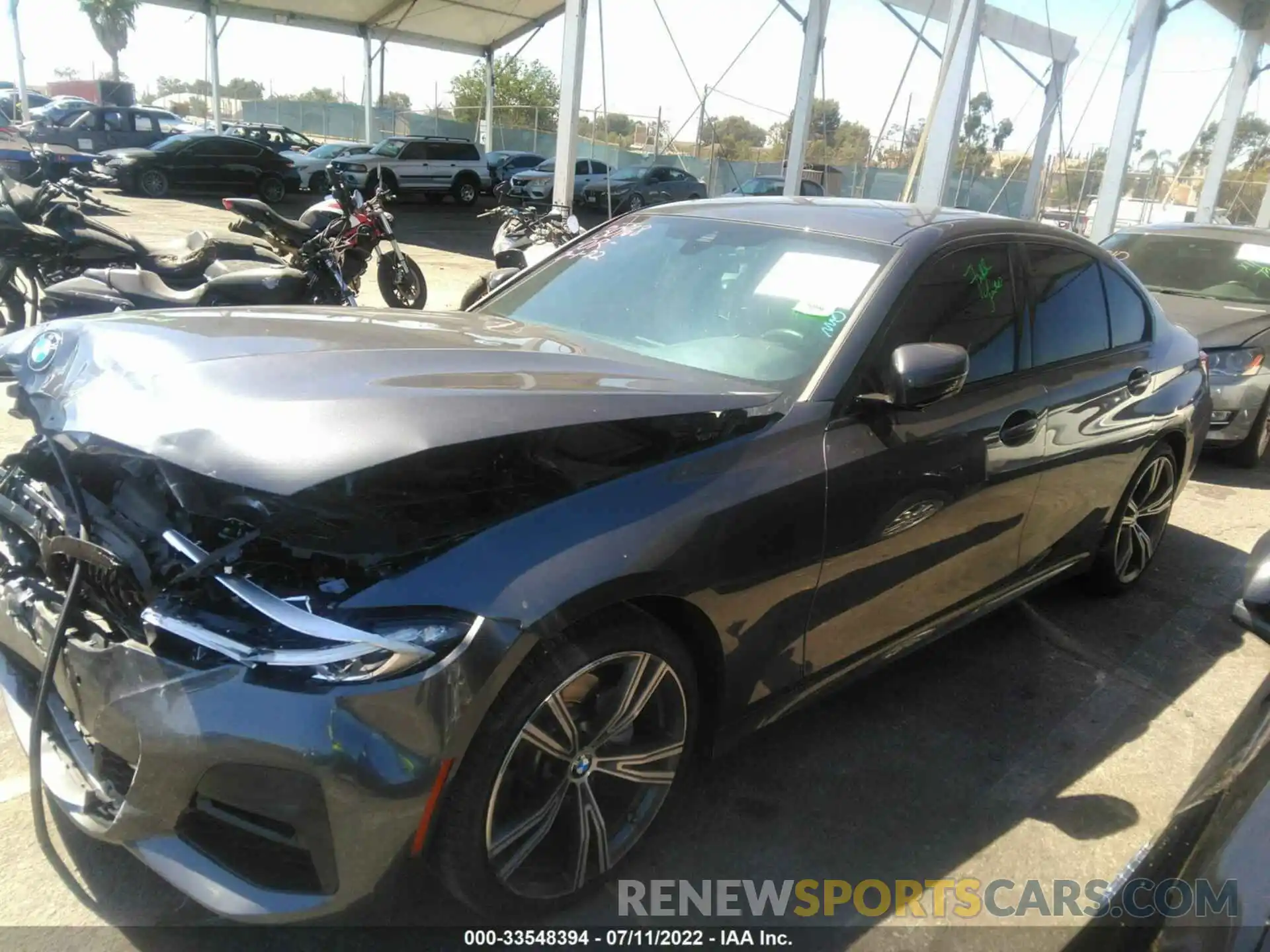 2 Photograph of a damaged car 3MW5R1J07L8B15685 BMW 3 SERIES 2020