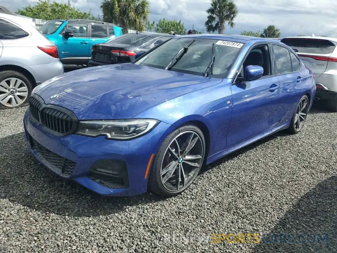 1 Photograph of a damaged car 3MW5R1J07L8B19672 BMW 3 SERIES 2020
