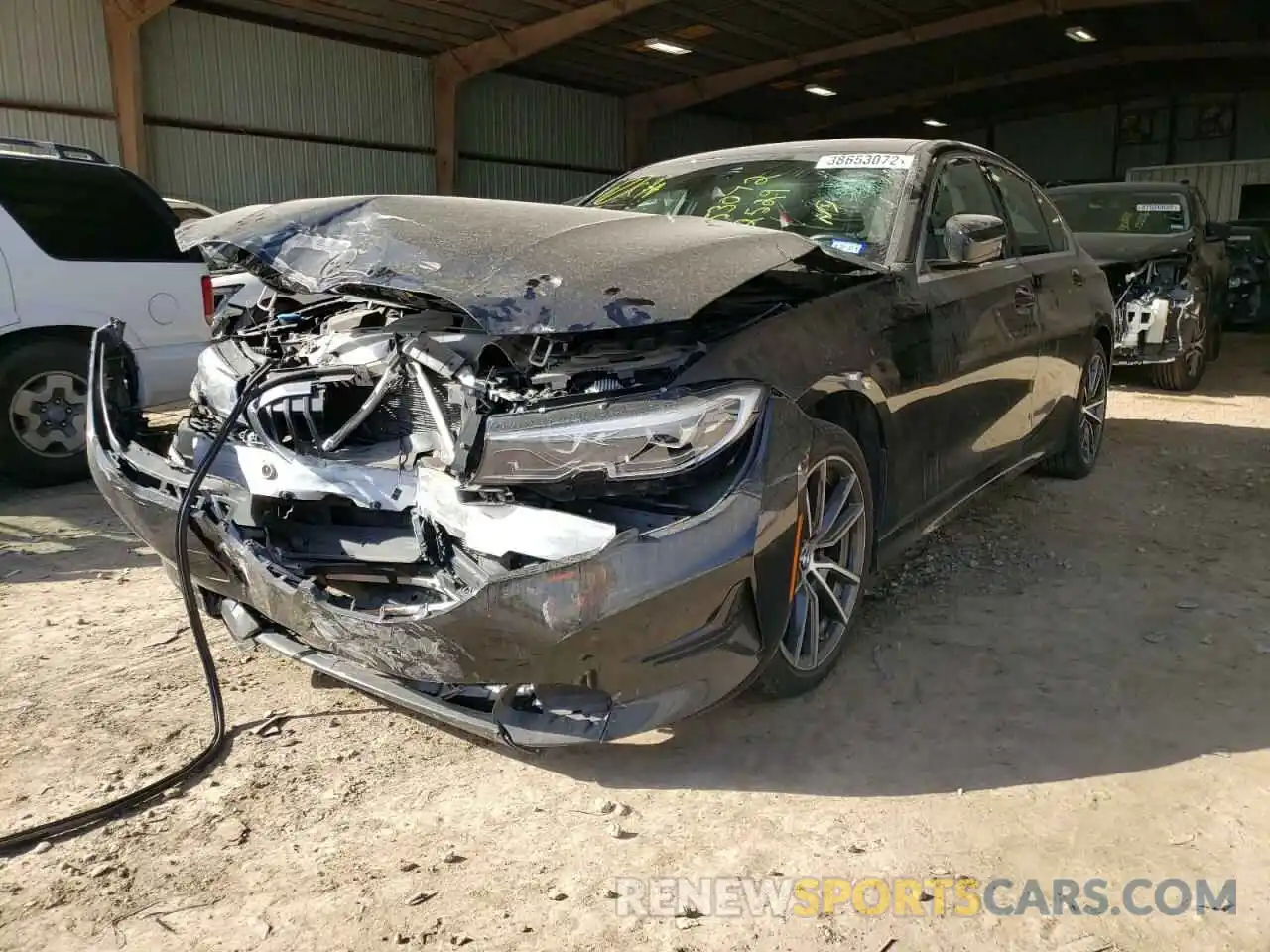 2 Photograph of a damaged car 3MW5R1J07L8B25259 BMW 3 SERIES 2020