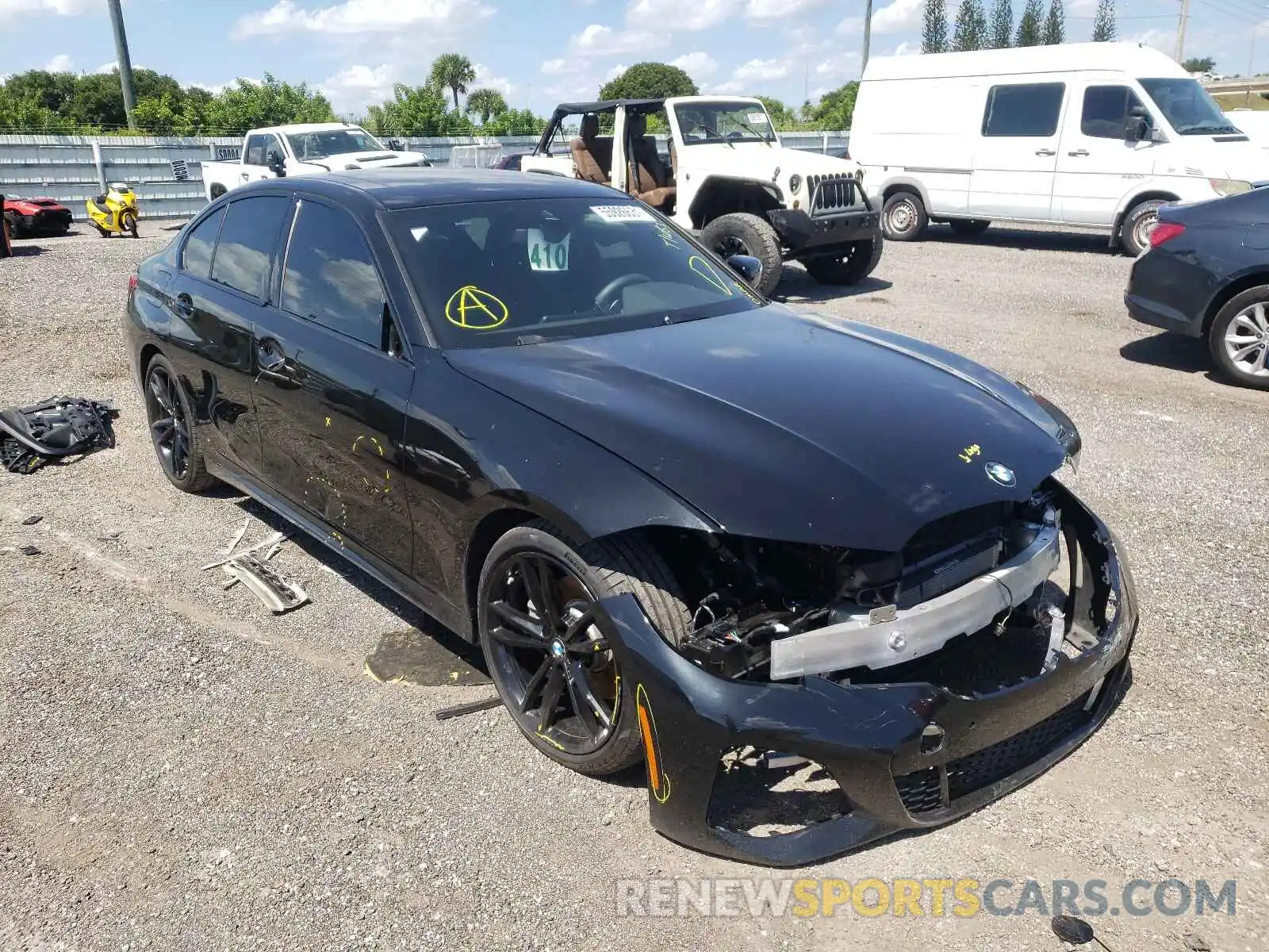 1 Photograph of a damaged car 3MW5R1J07L8B25987 BMW 3 SERIES 2020