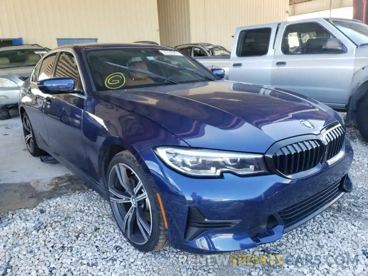 1 Photograph of a damaged car 3MW5R1J07L8B39274 BMW 3 SERIES 2020