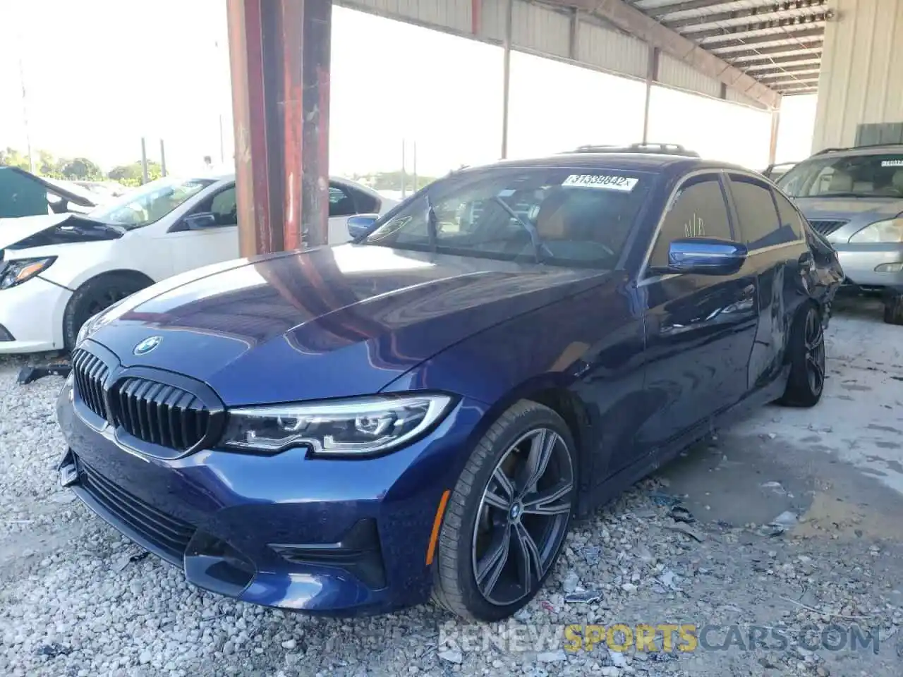 2 Photograph of a damaged car 3MW5R1J07L8B39274 BMW 3 SERIES 2020