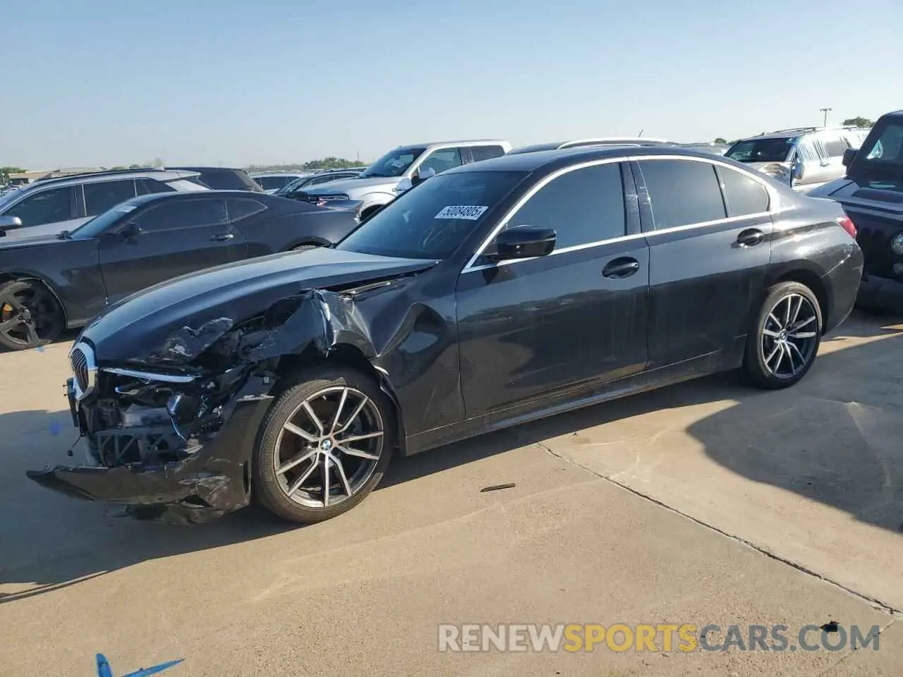 1 Photograph of a damaged car 3MW5R1J08L8B05599 BMW 3 SERIES 2020
