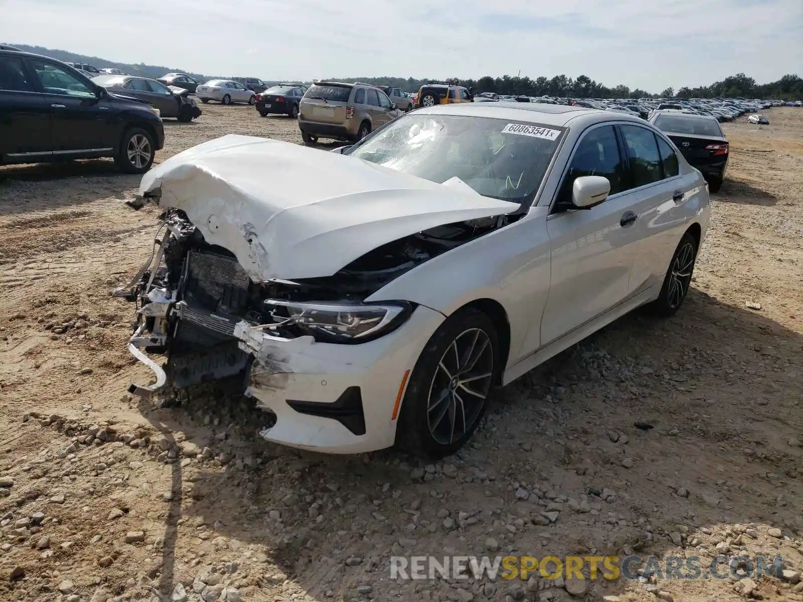 2 Photograph of a damaged car 3MW5R1J08L8B07711 BMW 3 SERIES 2020