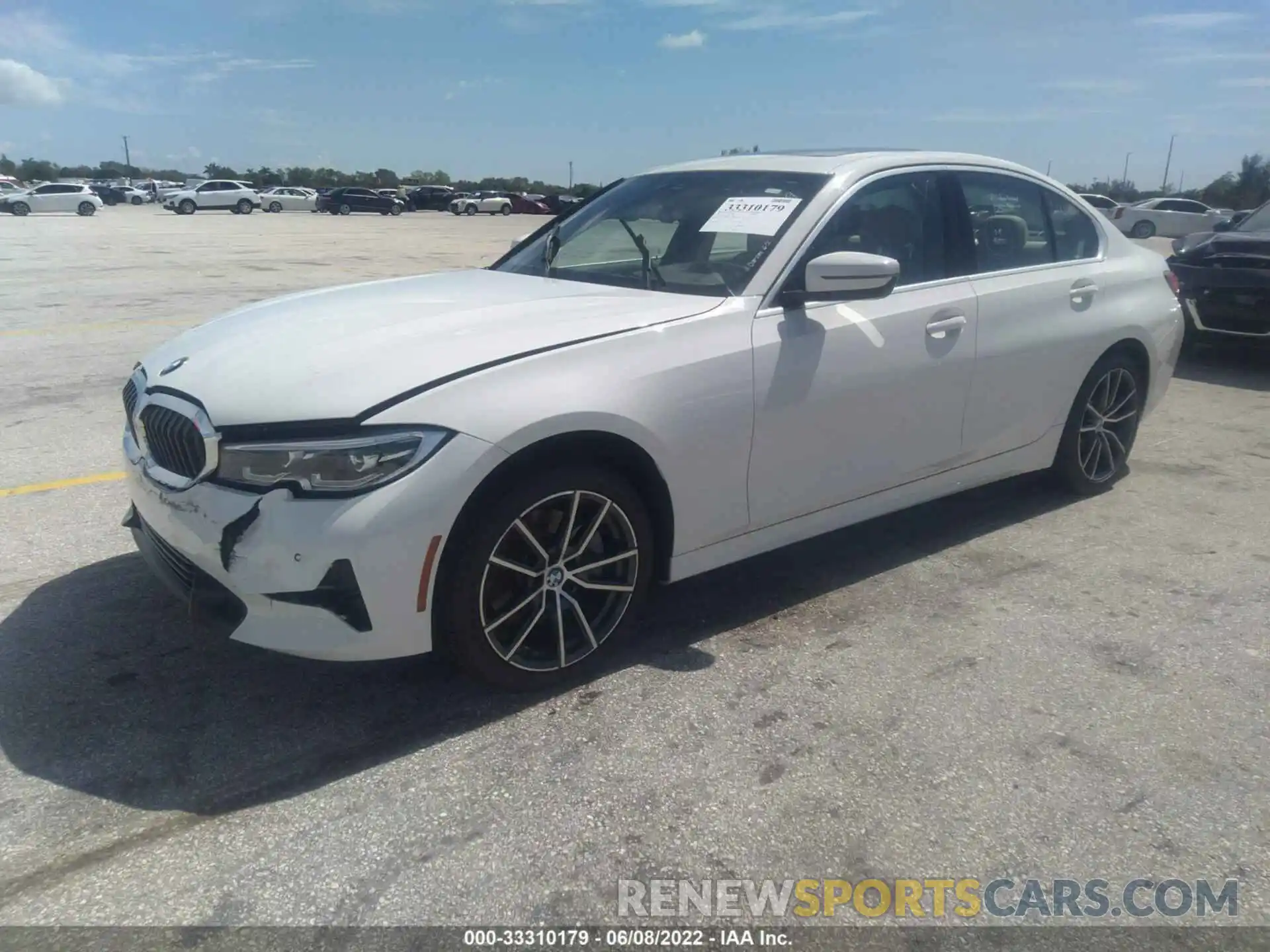 2 Photograph of a damaged car 3MW5R1J08L8B11628 BMW 3 SERIES 2020