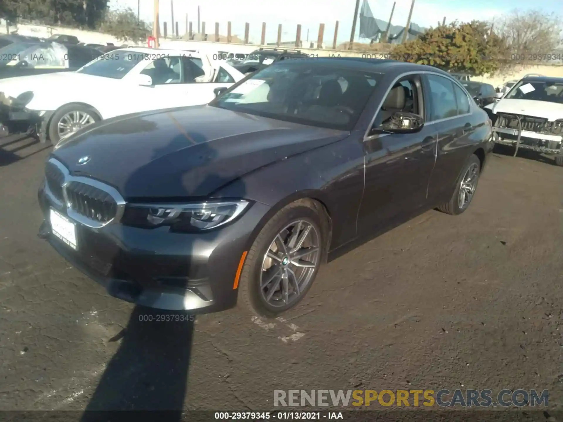 2 Photograph of a damaged car 3MW5R1J08L8B14643 BMW 3 SERIES 2020