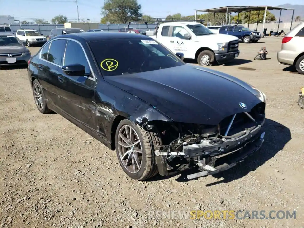 1 Photograph of a damaged car 3MW5R1J08L8B27019 BMW 3 SERIES 2020