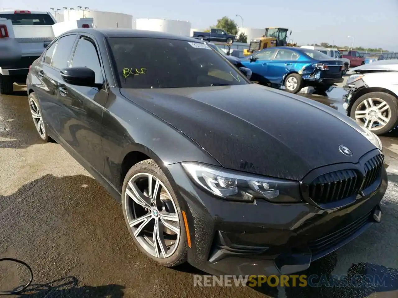 1 Photograph of a damaged car 3MW5R1J08L8B28803 BMW 3 SERIES 2020