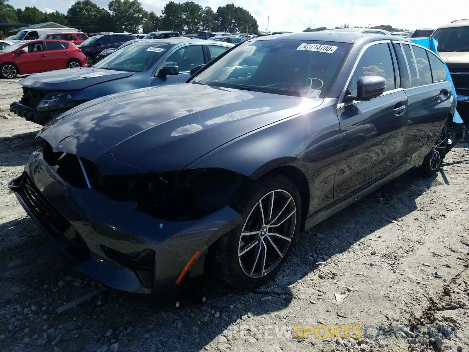 2 Photograph of a damaged car 3MW5R1J08L8B31734 BMW 3 SERIES 2020