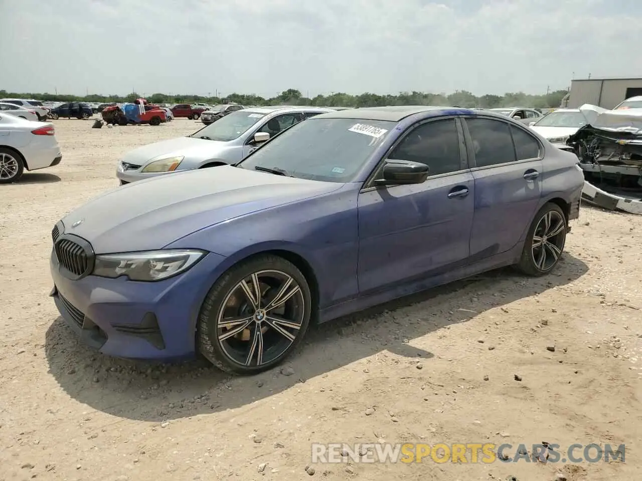 1 Photograph of a damaged car 3MW5R1J08L8B45309 BMW 3 SERIES 2020