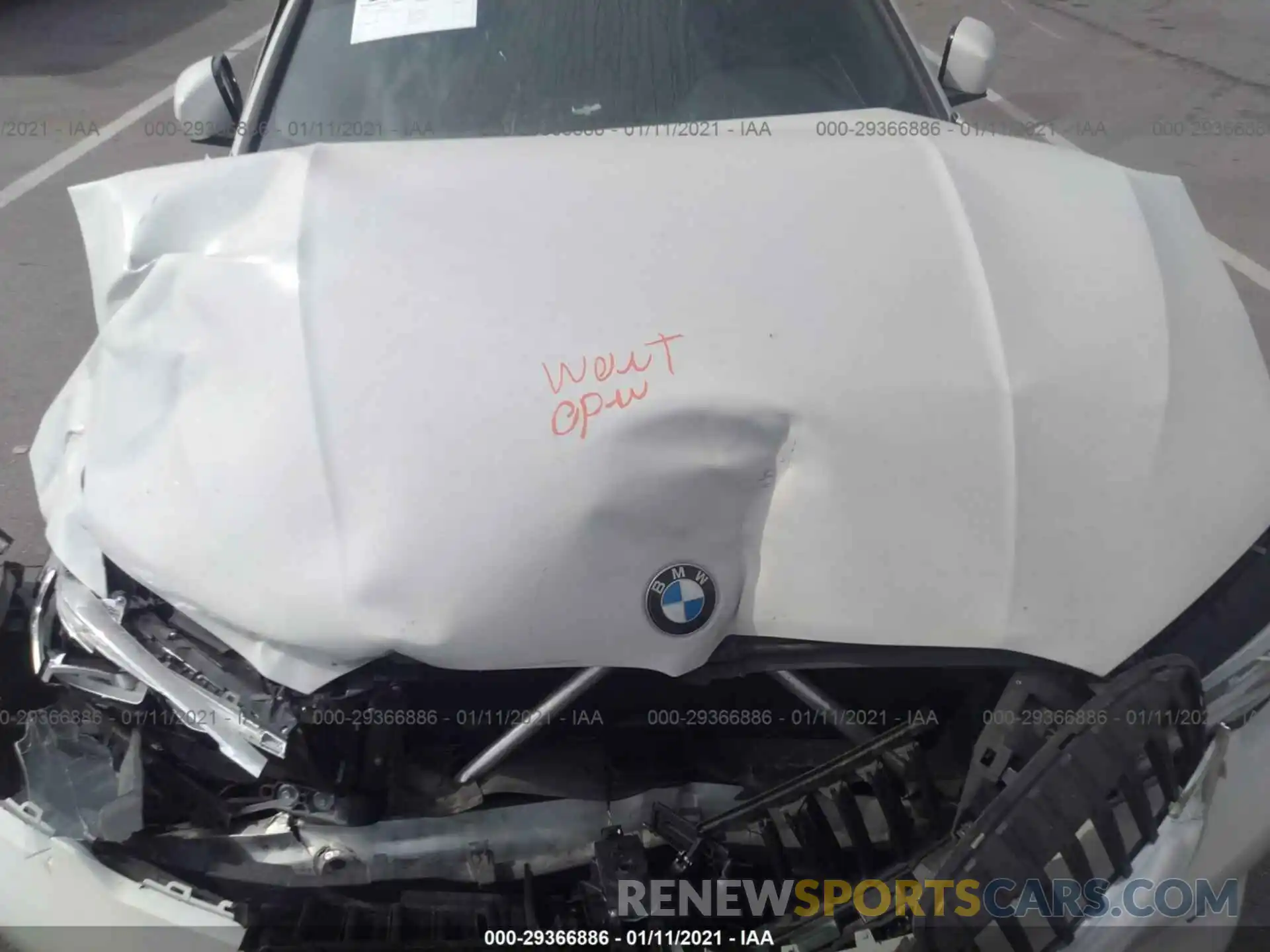 10 Photograph of a damaged car 3MW5R1J08L8B46475 BMW 3 SERIES 2020