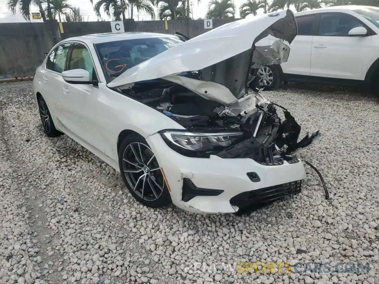 1 Photograph of a damaged car 3MW5R1J09L8B08916 BMW 3 SERIES 2020