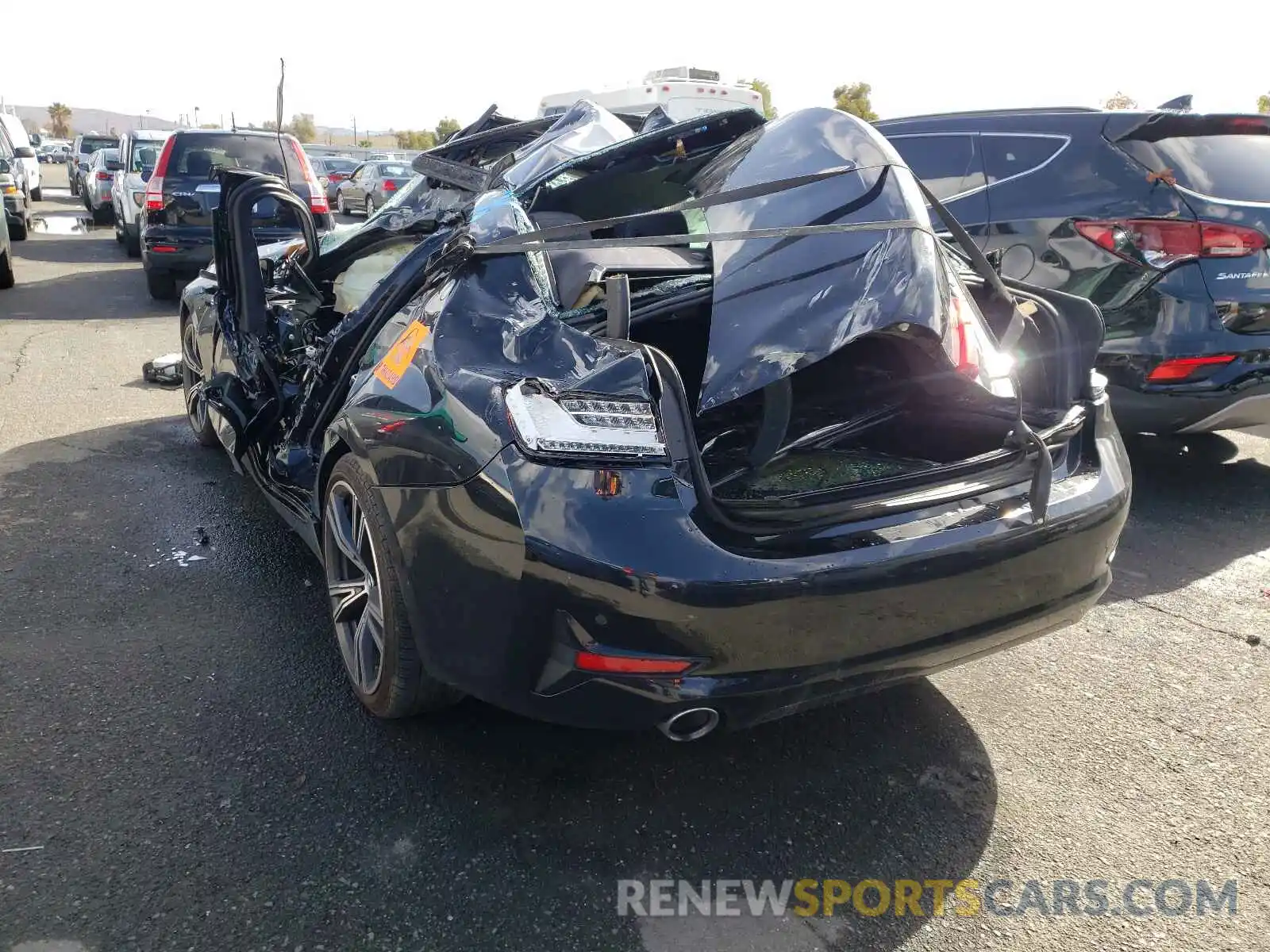 3 Photograph of a damaged car 3MW5R1J09L8B15056 BMW 3 SERIES 2020