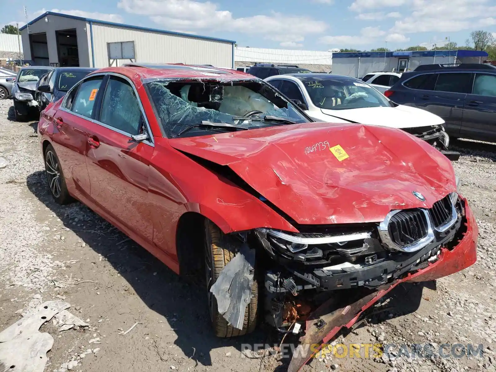 1 Photograph of a damaged car 3MW5R1J09L8B21276 BMW 3 SERIES 2020