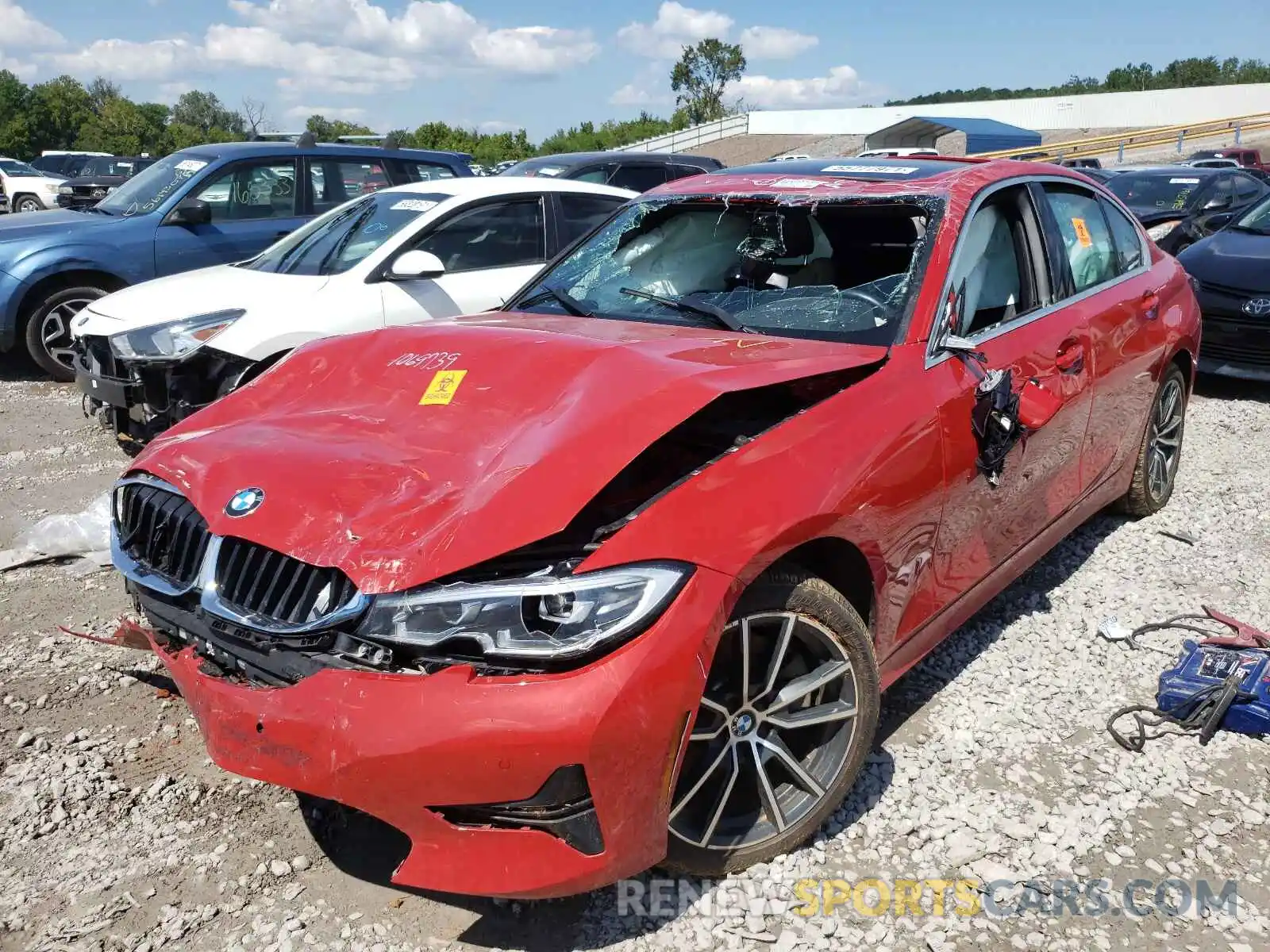 2 Photograph of a damaged car 3MW5R1J09L8B21276 BMW 3 SERIES 2020