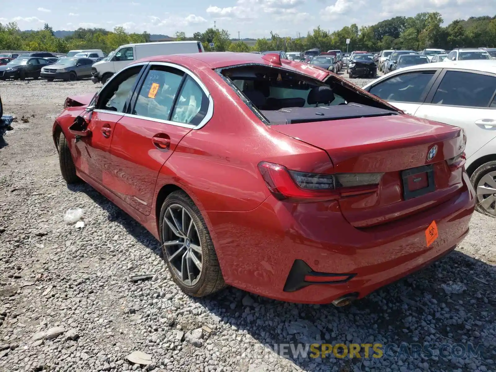 3 Photograph of a damaged car 3MW5R1J09L8B21276 BMW 3 SERIES 2020