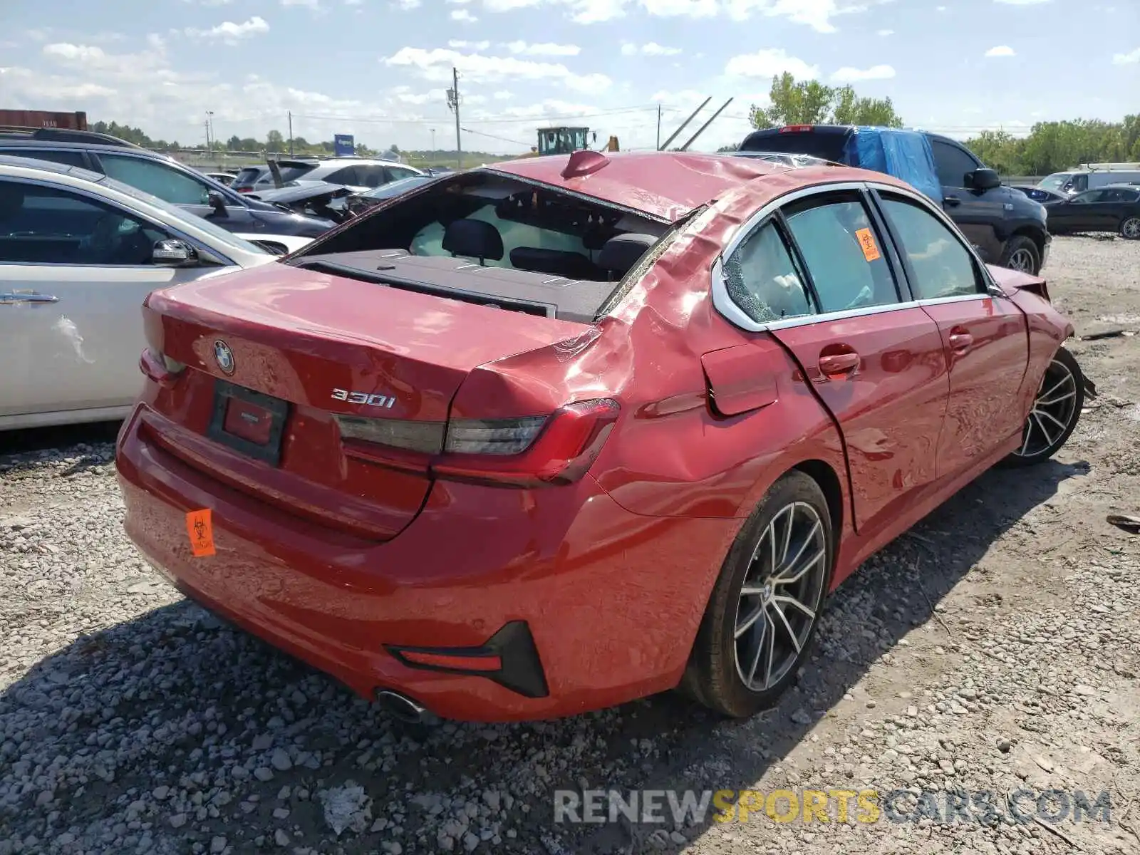 4 Photograph of a damaged car 3MW5R1J09L8B21276 BMW 3 SERIES 2020