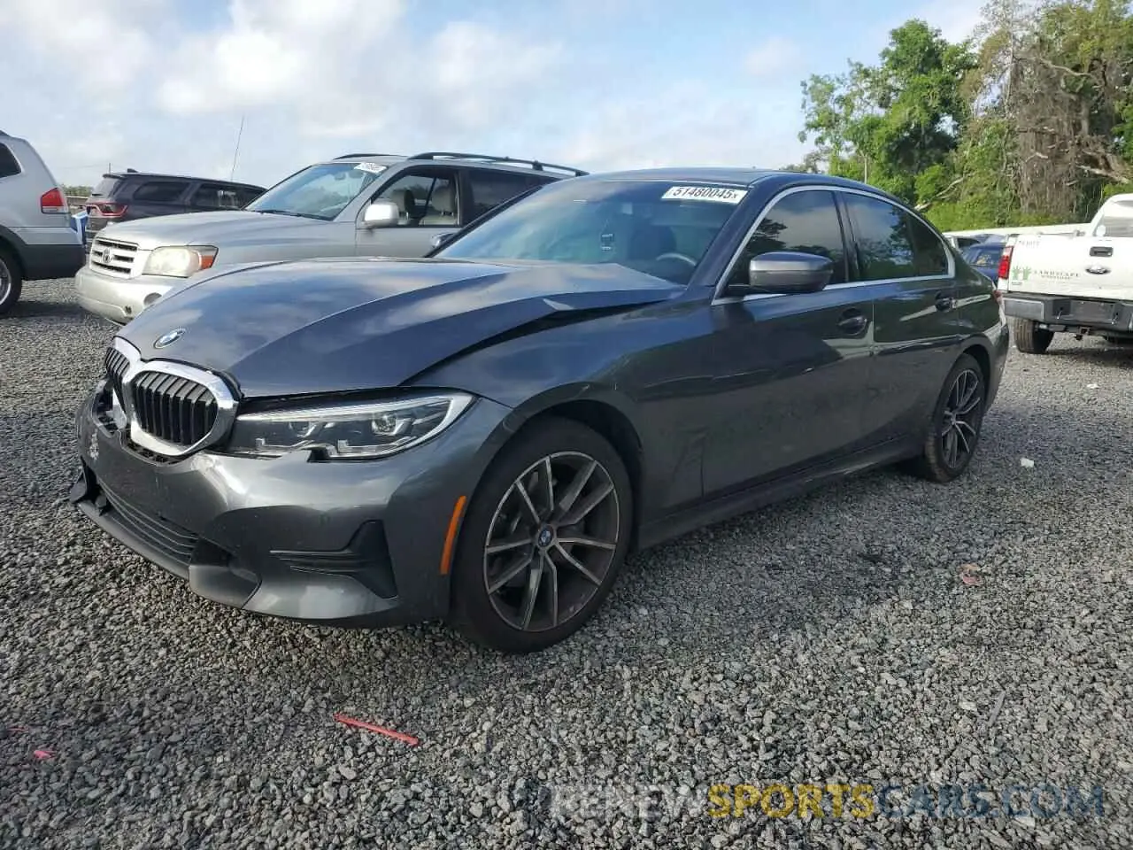 1 Photograph of a damaged car 3MW5R1J09L8B23139 BMW 3 SERIES 2020