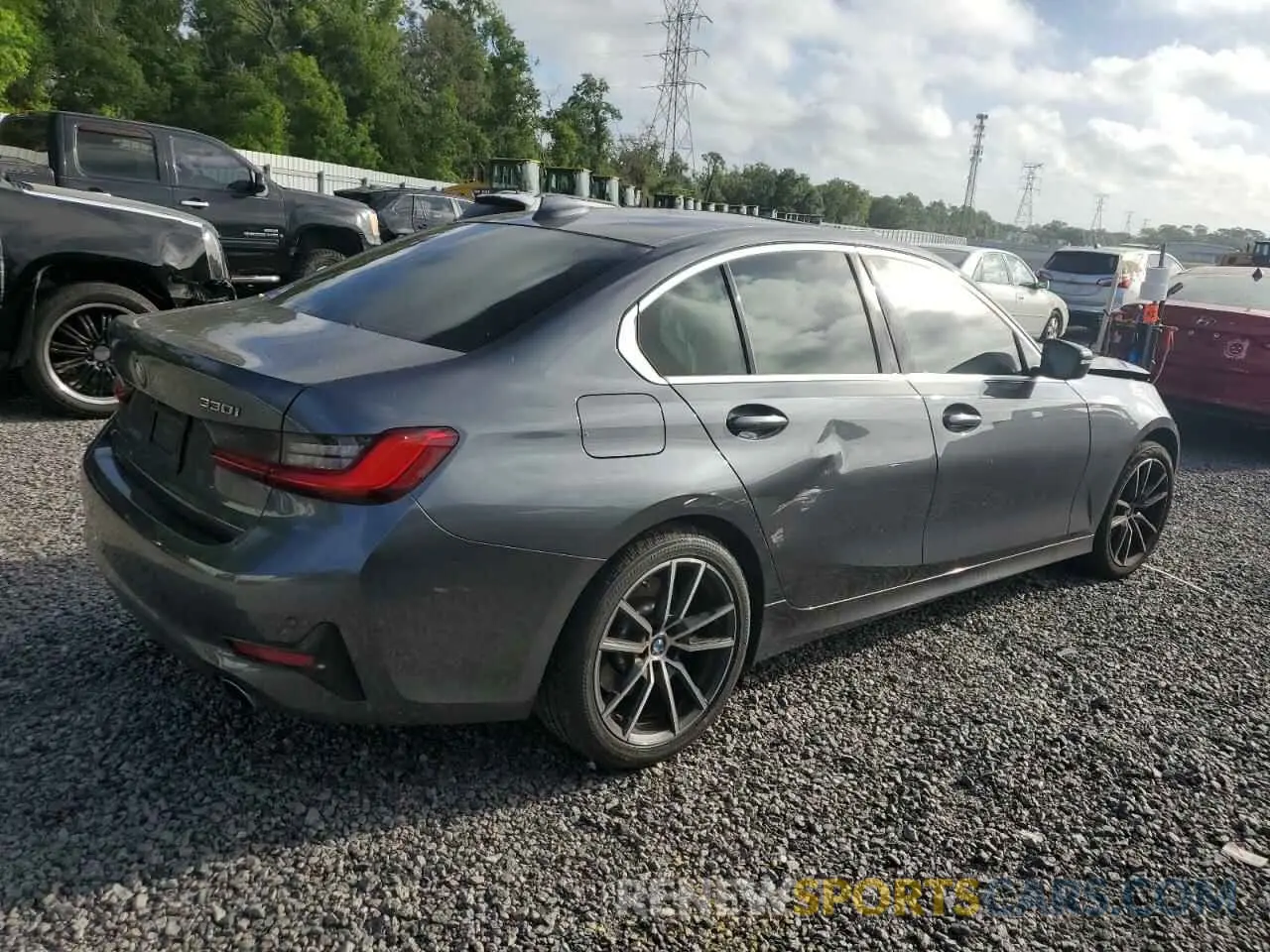 3 Photograph of a damaged car 3MW5R1J09L8B23139 BMW 3 SERIES 2020