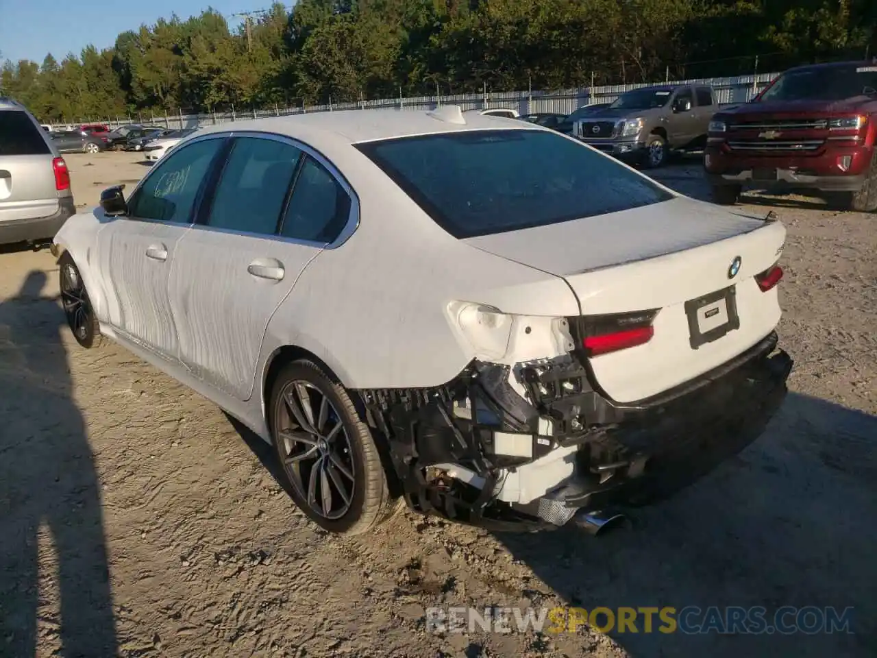 3 Photograph of a damaged car 3MW5R1J09L8B25151 BMW 3 SERIES 2020