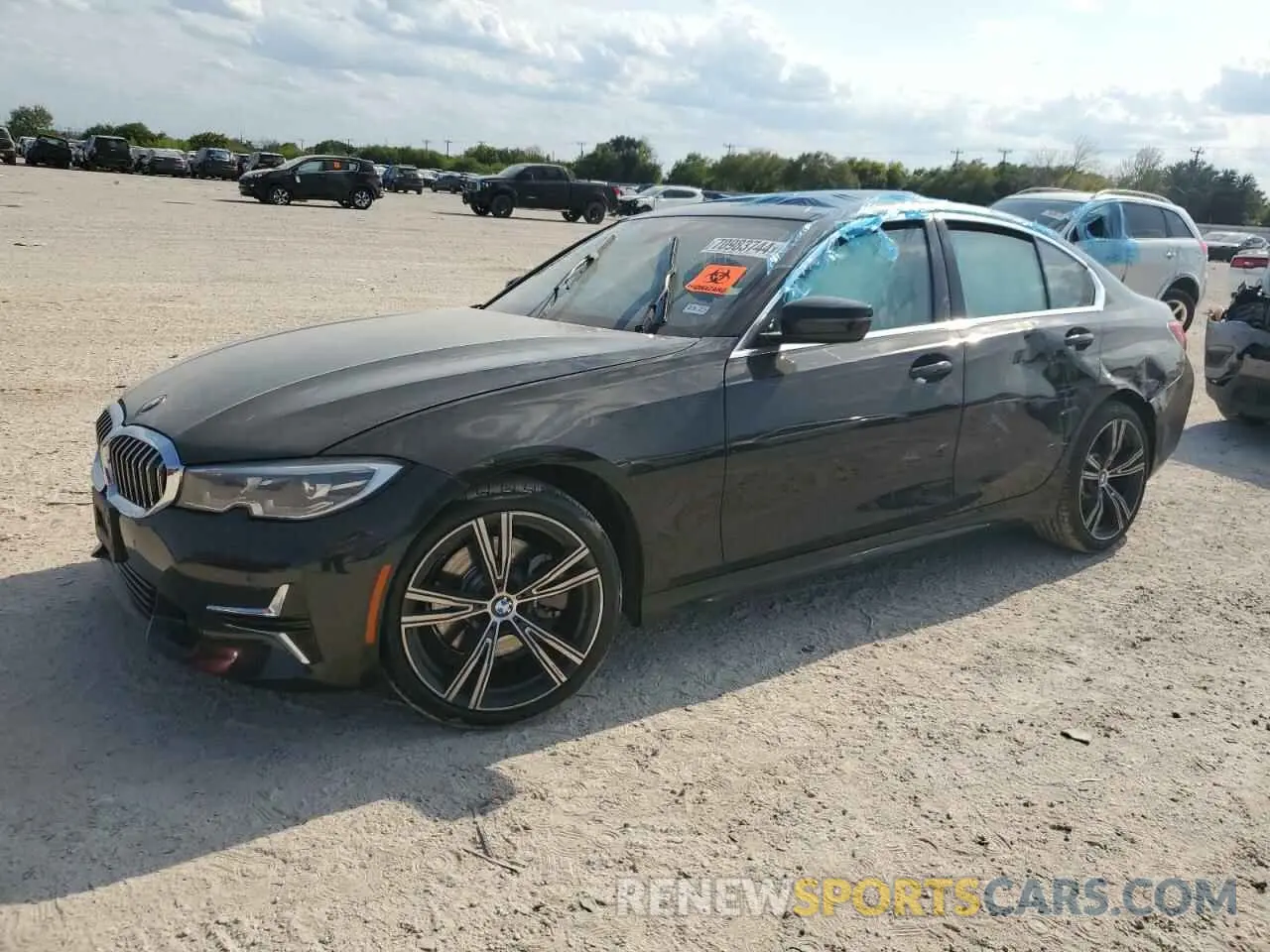 1 Photograph of a damaged car 3MW5R1J09L8B38529 BMW 3 SERIES 2020
