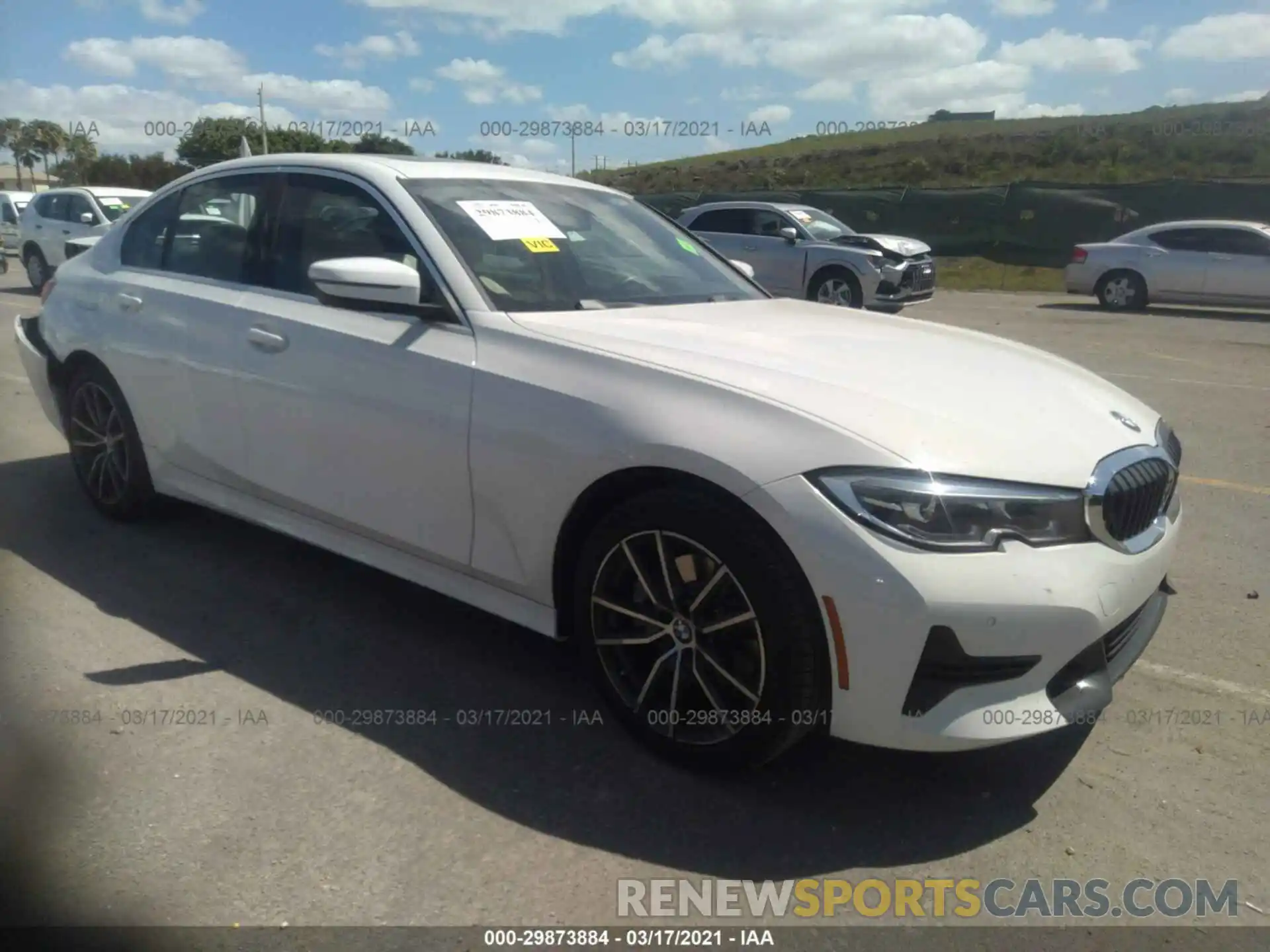 1 Photograph of a damaged car 3MW5R1J0XL8B07189 BMW 3 SERIES 2020