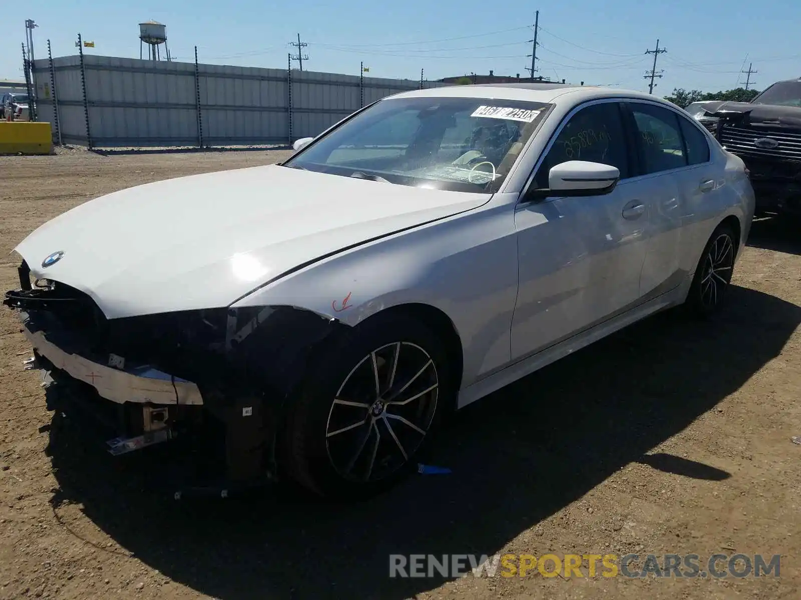 2 Photograph of a damaged car 3MW5R1J0XL8B11954 BMW 3 SERIES 2020