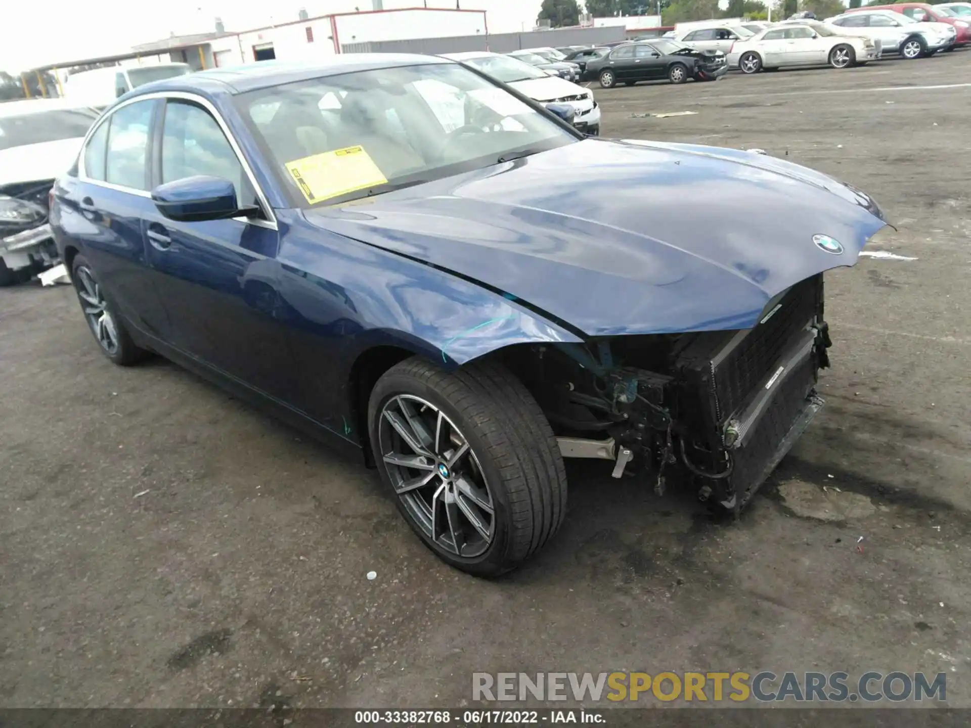 1 Photograph of a damaged car 3MW5R1J0XL8B14143 BMW 3 SERIES 2020