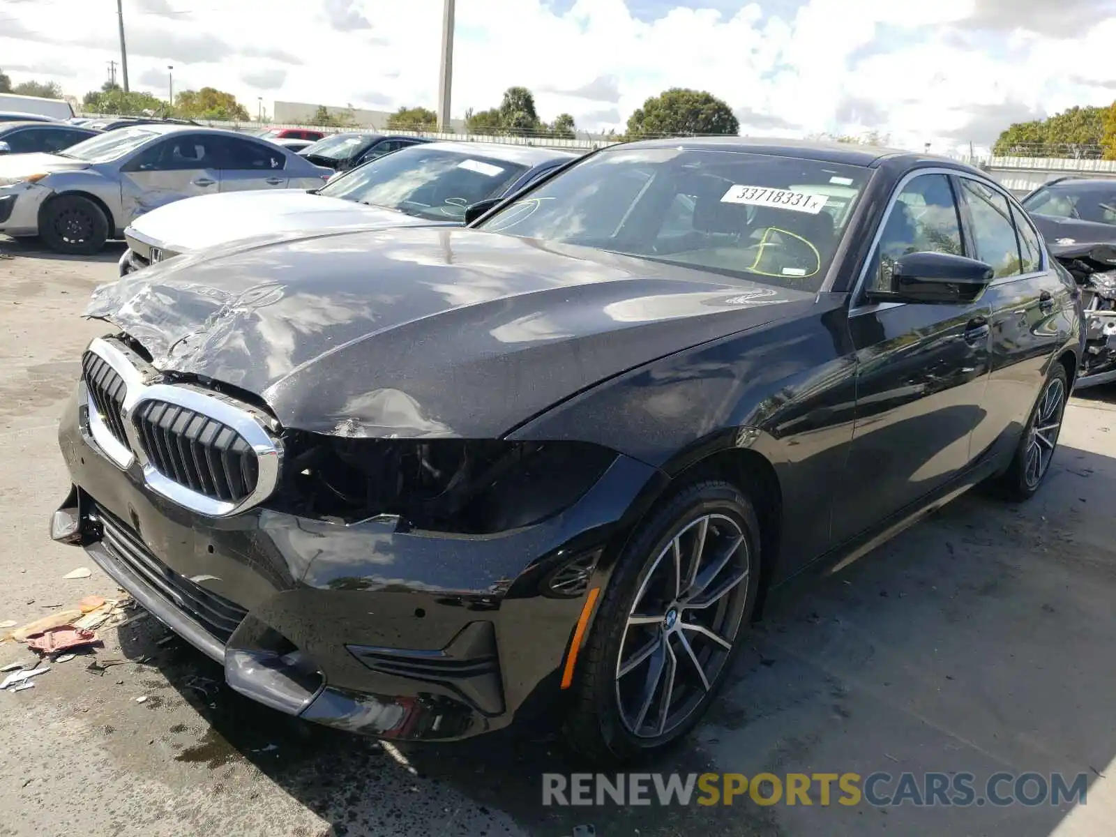 2 Photograph of a damaged car 3MW5R1J0XL8B21643 BMW 3 SERIES 2020