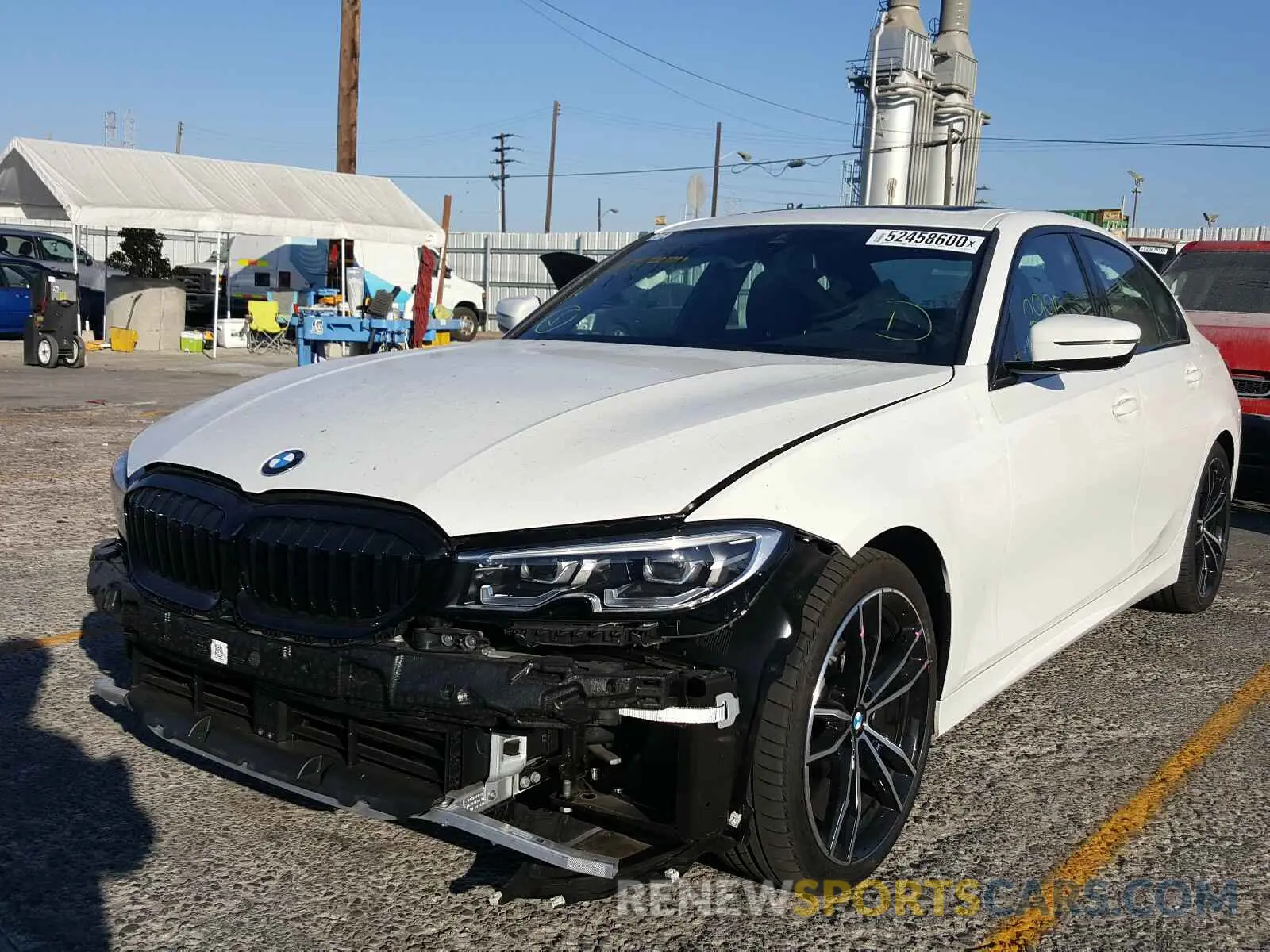 2 Photograph of a damaged car 3MW5R1J0XL8B31332 BMW 3 SERIES 2020