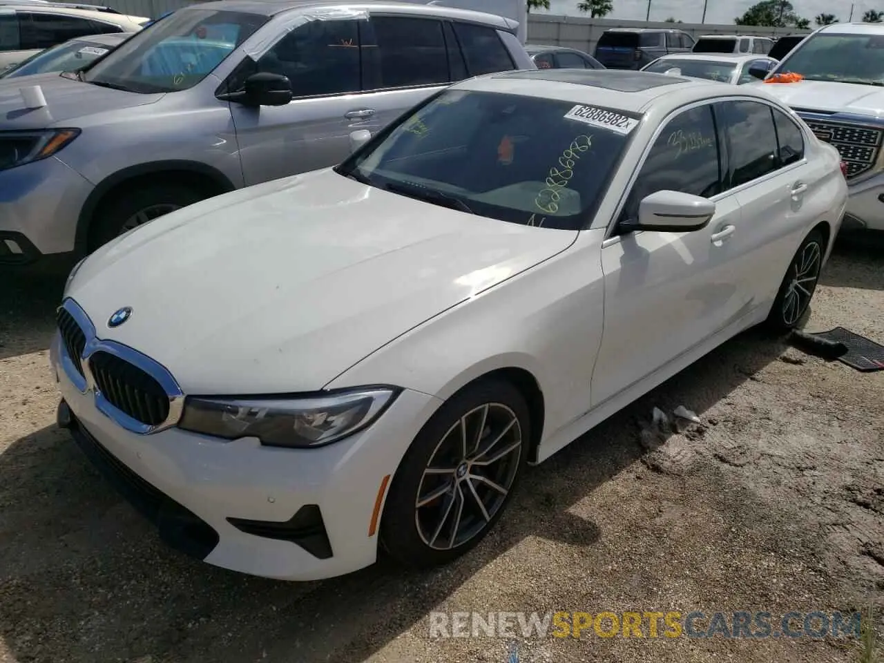 2 Photograph of a damaged car 3MW5R1J0XL8B31346 BMW 3 SERIES 2020