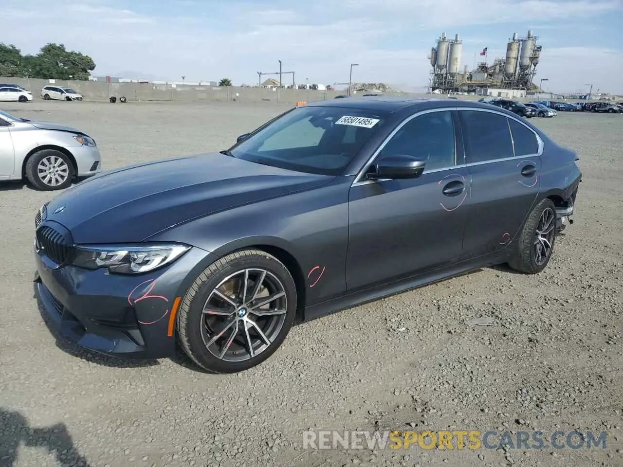 1 Photograph of a damaged car 3MW5R1J0XL8B36966 BMW 3 SERIES 2020