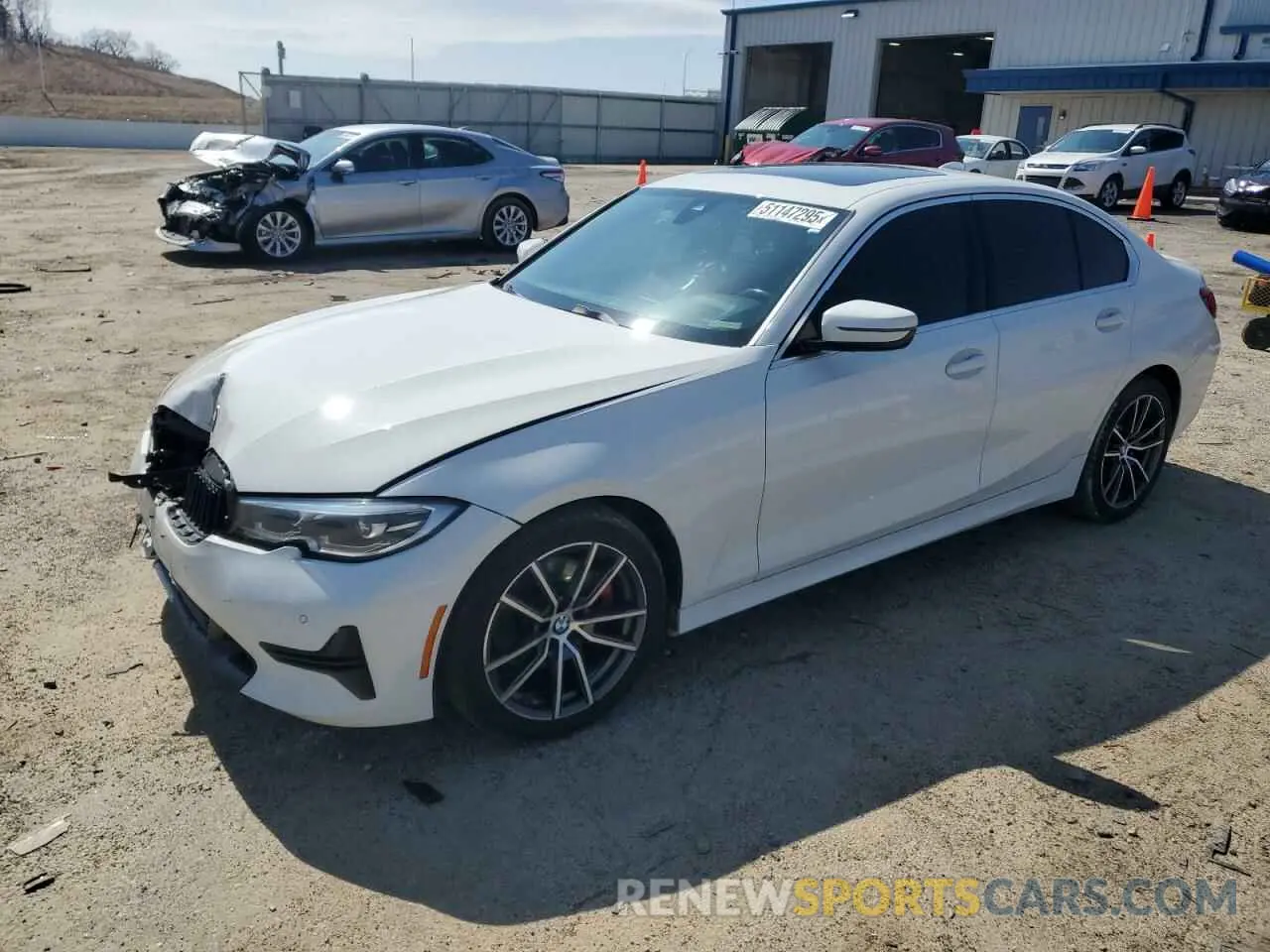 1 Photograph of a damaged car 3MW5R7J00L8B06412 BMW 3 SERIES 2020