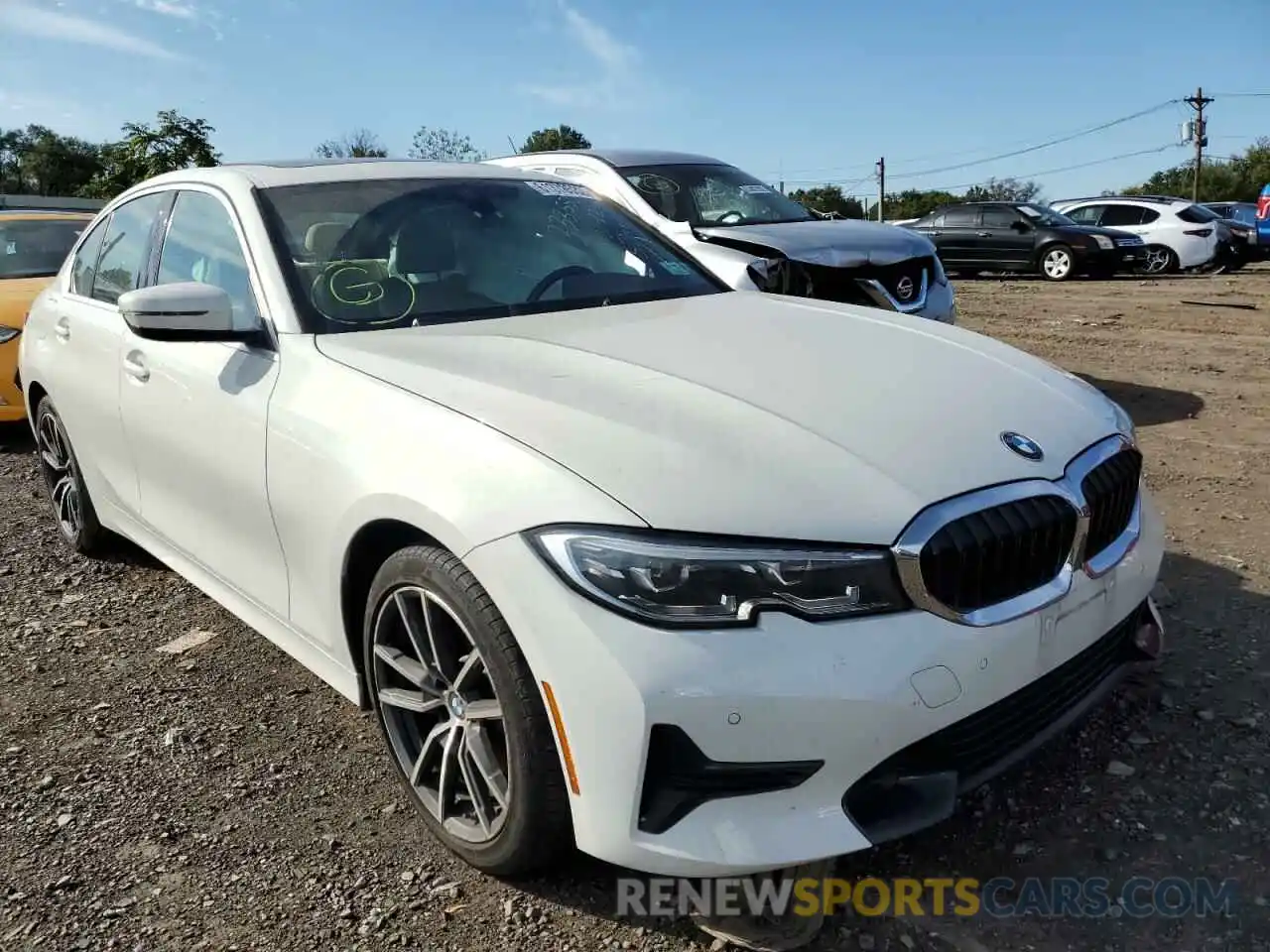 1 Photograph of a damaged car 3MW5R7J00L8B06815 BMW 3 SERIES 2020