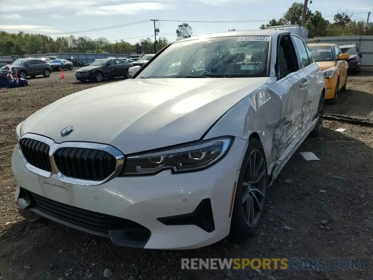 2 Photograph of a damaged car 3MW5R7J00L8B06815 BMW 3 SERIES 2020