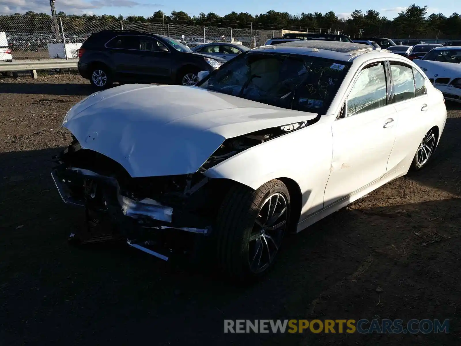 2 Photograph of a damaged car 3MW5R7J00L8B13845 BMW 3 SERIES 2020