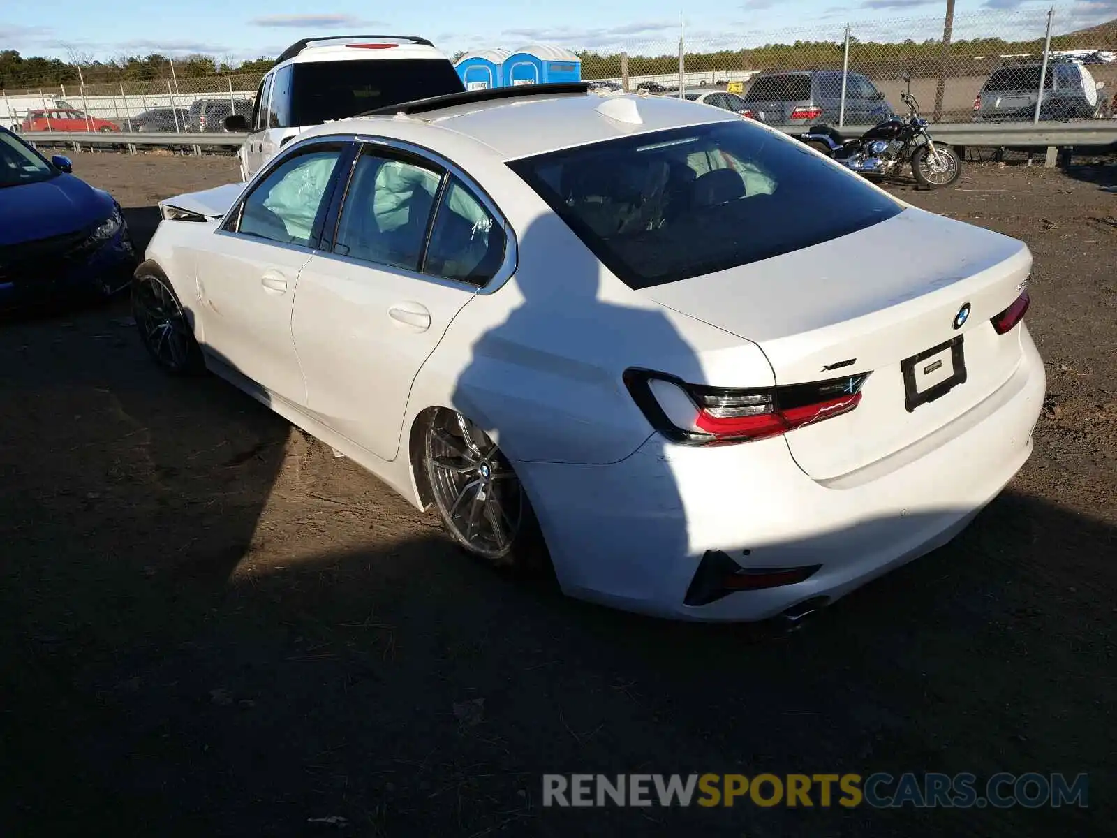 3 Photograph of a damaged car 3MW5R7J00L8B13845 BMW 3 SERIES 2020