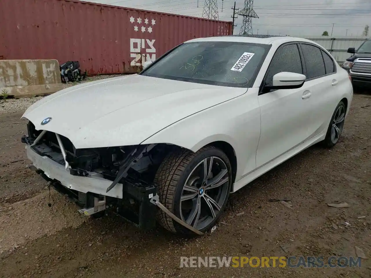 2 Photograph of a damaged car 3MW5R7J00L8B17720 BMW 3 SERIES 2020