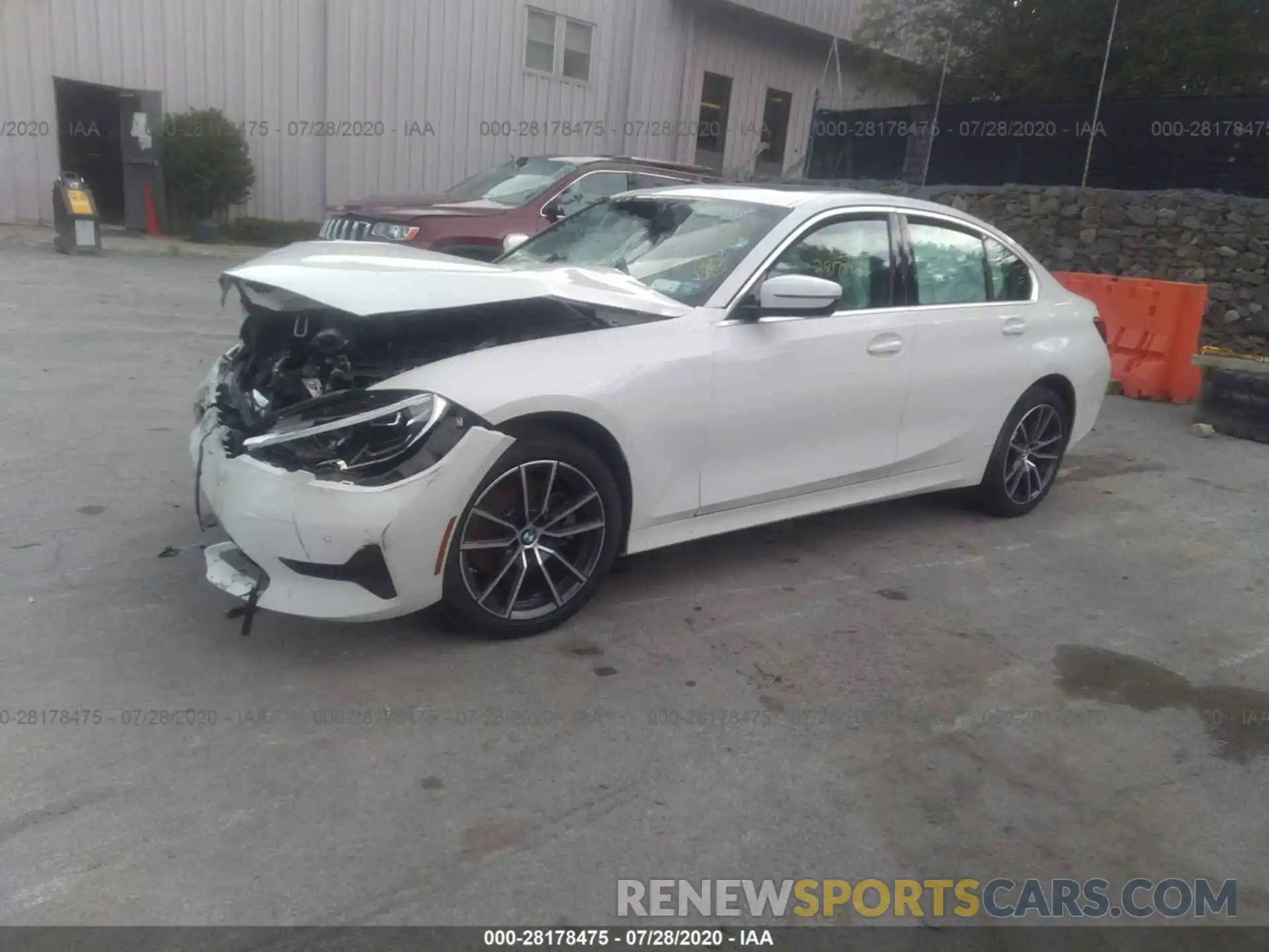 2 Photograph of a damaged car 3MW5R7J00L8B23873 BMW 3 SERIES 2020