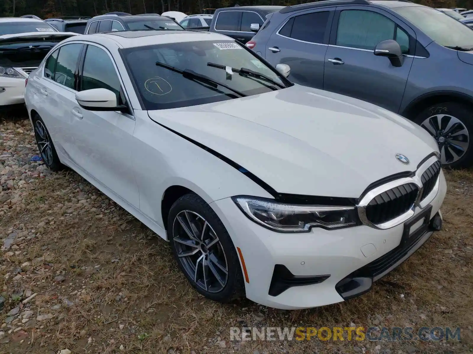 1 Photograph of a damaged car 3MW5R7J01L8B09321 BMW 3 SERIES 2020